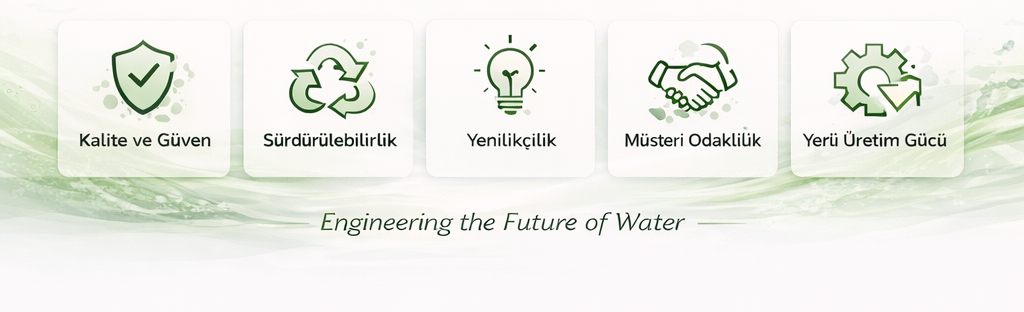 Misyon vizyon alt yeşil dalga